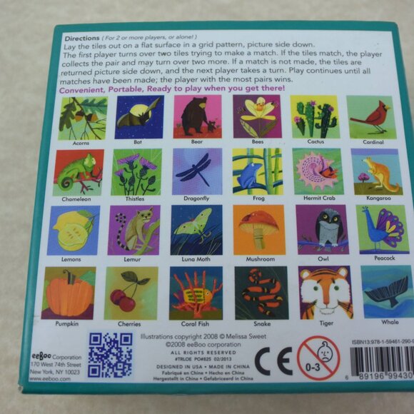 Life On Earth Matching Game Travel Size, Sealed Unused - Picture 2 of 6